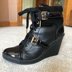 Michael Michael Kors wedge bootie